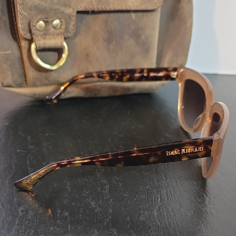 #1 Isaac Mizrahi Brown Sunglasses - Picture 5 of 7